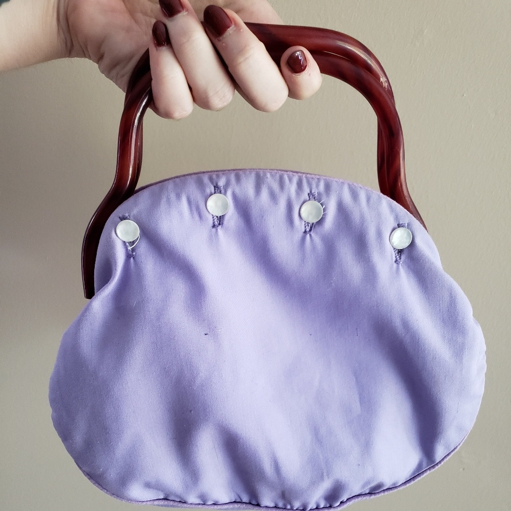 Vintage Bermuda Bag by Delanthe w Lavender Cover
